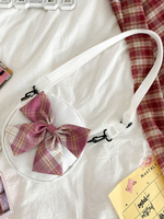 Sweet Lolita Bag Borsa a tracolla in tela bianca Accessori Lolita