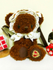 Sweet Lolita Bag Deep Brown Bear Bow ricamato in peluche Lolita Cross Body Bag