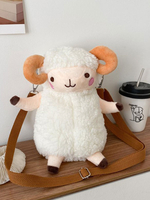 Sweet Lolita Bag White Faux Suede Short Plush Sheep Lolita Accessories