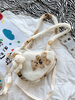 Sweet Lolita Bag White Short Plush Faux Suede Teddy Bear Pattern Accessori Lolita