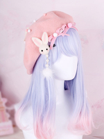 Sweet Lolita Hat Pink BowknotBow Poliestere Lolita Accessori Copricapo