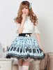 Sweet Lolita Skirt The Cat On The Piano Keys SK Lolita Gonna
