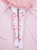 Sweet Lolita Socks Pink Spandex Sakura Pattern Accessori Lolita