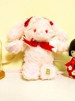 Sweet Lolita Zaino ricamato con fiocco in peluche