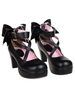 Sweet Platform Heels Scarpe Lolita Cinturini alla caviglia Punta tonda