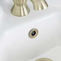 Anello Troppopieno per Lavabo - Oro Spazzolato