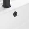 Anello Troppopieno per Lavabo Nero