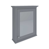 Armadietto da Bagno con Specchio - Grigio - 650mm x 750mm - Hudson Reed x RAK Washington