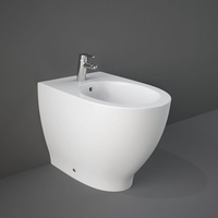 Bidet a Parete Moderno senza Brida - Bianco Lucido - Hudson Reed x RAK Moon