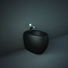 Bidet Filo Parete Moderno - Nero Opaco - Hudson Reed x RAK Cloud