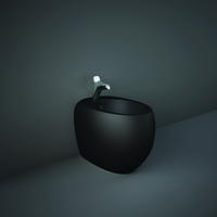 Bidet Filo Parete Moderno - Nero Opaco - Hudson Reed x RAK Cloud