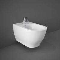 Bidet Sospeso Moderno senza Brida - Bianco Lucido - Hudson Reed x RAK Moon