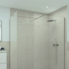 Box Doccia Walk-In Angolare con Piatto Doccia - Greige - Scelta di Misure - Hudson Reed x RAK Feeling