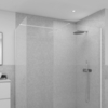 Box Doccia Walk-In Angolare con Piatto Doccia Antiscivolo Bianco Opaco - Scelta di Misure - Hudson Reed x RAK Feeling