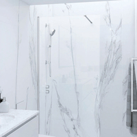 Box Doccia Walk-in Cromato con Piatto Doccia - Scelta di Dimensioni - Hudson Reed x RAK Feeling