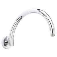 Braccio Doccia ad Arco in Ottone Cromato