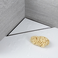 Canaletta Doccia Quadrata con Griglia 250mm e Inserto Piastrellabile