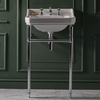 Consolle con Lavabo e Struttura Tradizionale 560mm Cromato - 3 Fori per Rubinetteria - Richmond