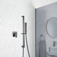 Ducha con Barra Deslizante y Telefonillo de Ducha - Grigio Canna di Fucile