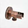 Gomito di Supporto Rotondo Completo di Staffa - Stile Moderno - Color Rame - Eris