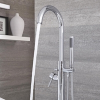 Gruppo Vasca Freestanding Cromato - Mirage