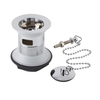 Kit Accessori Lavabo con Catenella e Tappo a Griglia