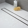 Kit Completo di Canaletta Doccia Lineare e Griglia con Inserto Piastrellabile 800mm