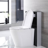 Kit di Fissaggio Nero per Sanitari a Terra 500mm - Saru