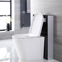 Kit di Fissaggio Nero per Sanitari a Terra 500mm - Saru