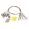 Kit di Montaggio a Soffitto Accorciabile per Soffioni Doccia a Soffitto da Incasso nel Controsoffitto