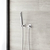 Kit Doccia con Doccetta,  Clip Murale di Supporto,  Tubo Flessibile e Gomito