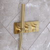 Kit Doccia con Miscelatore Termostatico con Deviatore e Doccetta - Oro Satinato - Otto