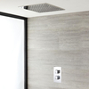 Kit Doccia Termostatico Cromato con Soffione ad Incasso a 1 Via