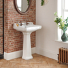 Lavabo Bagno a Colonna Quadrato Bianco 905 x 595mm - Richmond