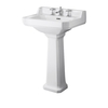 Lavabo Bagno a Colonna Rettangolare Bianco 905 x 560mm - Richmond