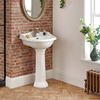 Lavabo Bagno a Colonna Rettangolare Bianco 925 x 600mm - Ryther