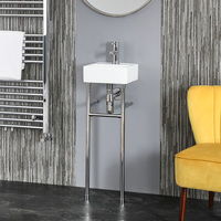 Lavabo con Consolle Cromata – 280 mm – Halwell