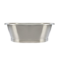 Lavabo da Appoggio in Rame in Stile Retrò - 530mm x 345mm x 180mm - (Senza Fori per il Rubinetto) - Lattina