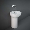 Lavabo Indipendente Moderno - Bianco Lucido - 540mm x 440mm (No Fori) – Hudson Reed x RAK Illusion
