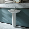 Lavabo Moderno su Colonna da 540mm - (1 foro per la Rubinetteria)