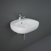 Lavabo Sospeso Moderno - Bianco Lucido - 560mm x 440mm (1 foro) – Hudson Reed x RAK Illusion