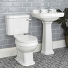 Lavabo Tradizionale in Ceramica su Colonna 595mm - Richmond
