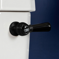 Leva per WC in Ceramica - Nera - Elizabeth