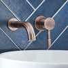 Miscelatore Moderno a Parete per Lavabo - Rame - Eris