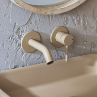 Miscelatore Moderno A Parete Per Lavabo Sabbia