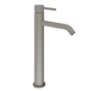 Miscelatore Moderno Alto per Lavabo Monoforo - Grigio