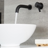Miscelatore Moderno Rotondo a Parete per Lavabo - Scelta di Finiture