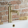 Miscelatore per Lavabo Monocomando Sequenziale in Stile Industriale - Scelta di Finiture - Zandra