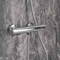 Miscelatore Rotondo Termostatico A Barra - Cromato