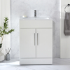 Mobile Lavabo Autoportante Bianco da 600 mm - Ampia Scelta di Maniglie